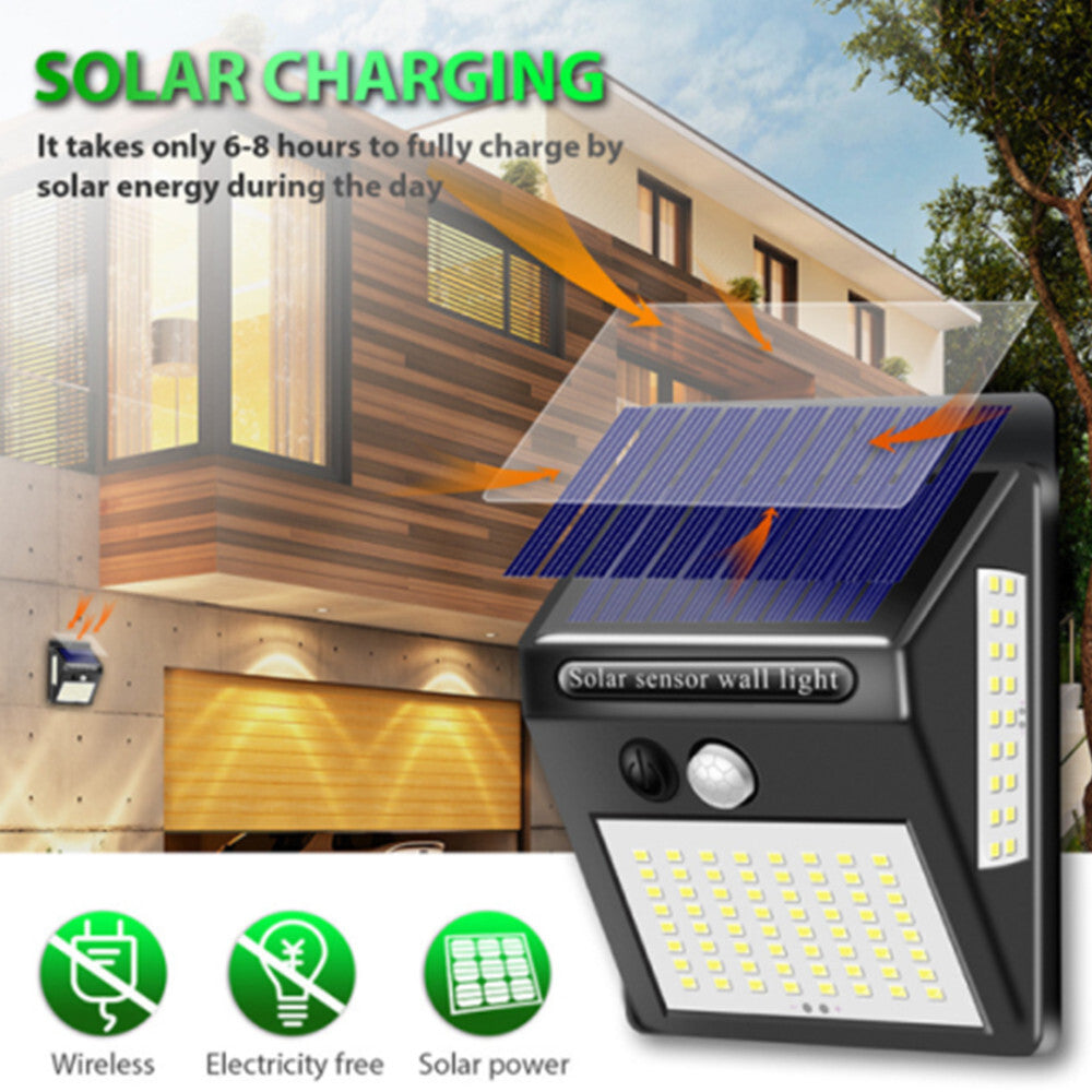 Solar Motion Light 16 Leds Auto On / Off Security Wireless for Outdoor Garden Wall Fence Step Driveway Stairs Gutter Yard Patio Pool Lights