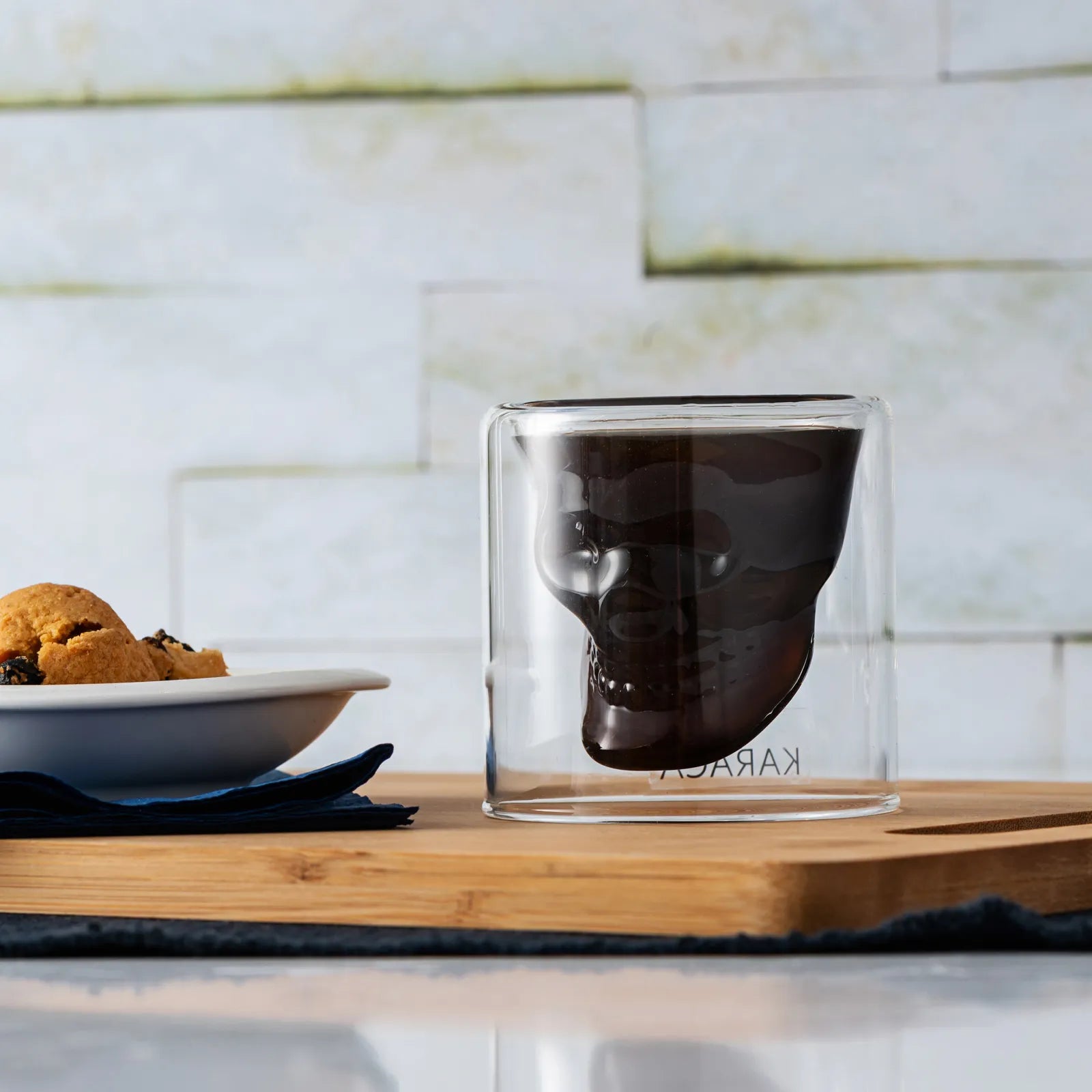 Karaca Pia Double Walled Skull Mug 153.03.07.9845