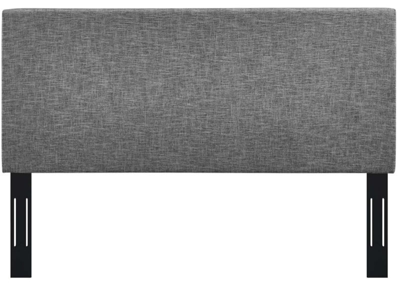 Modway Taylor Full/Queen Upholstered Linen Fabric Headboard in Light Gray   Transitional   Headboards   by Homesquare  Houzz