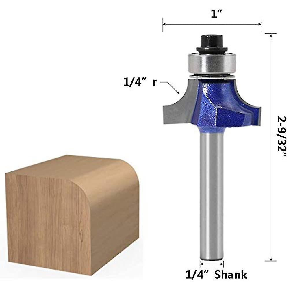 Set Of 4 Round Tungsten Carbide Burs With 6.35 Mm Shank， 0.6 Cm Diameter， 0.6 Cm Diameter， 0.6 Cm Diameter