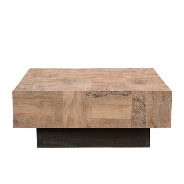 Caden Modern Solid Wood Coffee Table