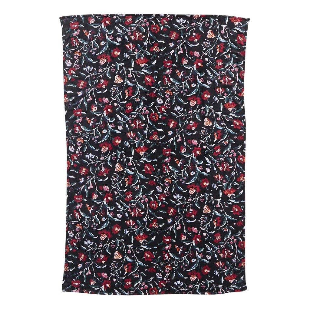 Vera Bradley  Plush Throw Blanket in Perennials Noir