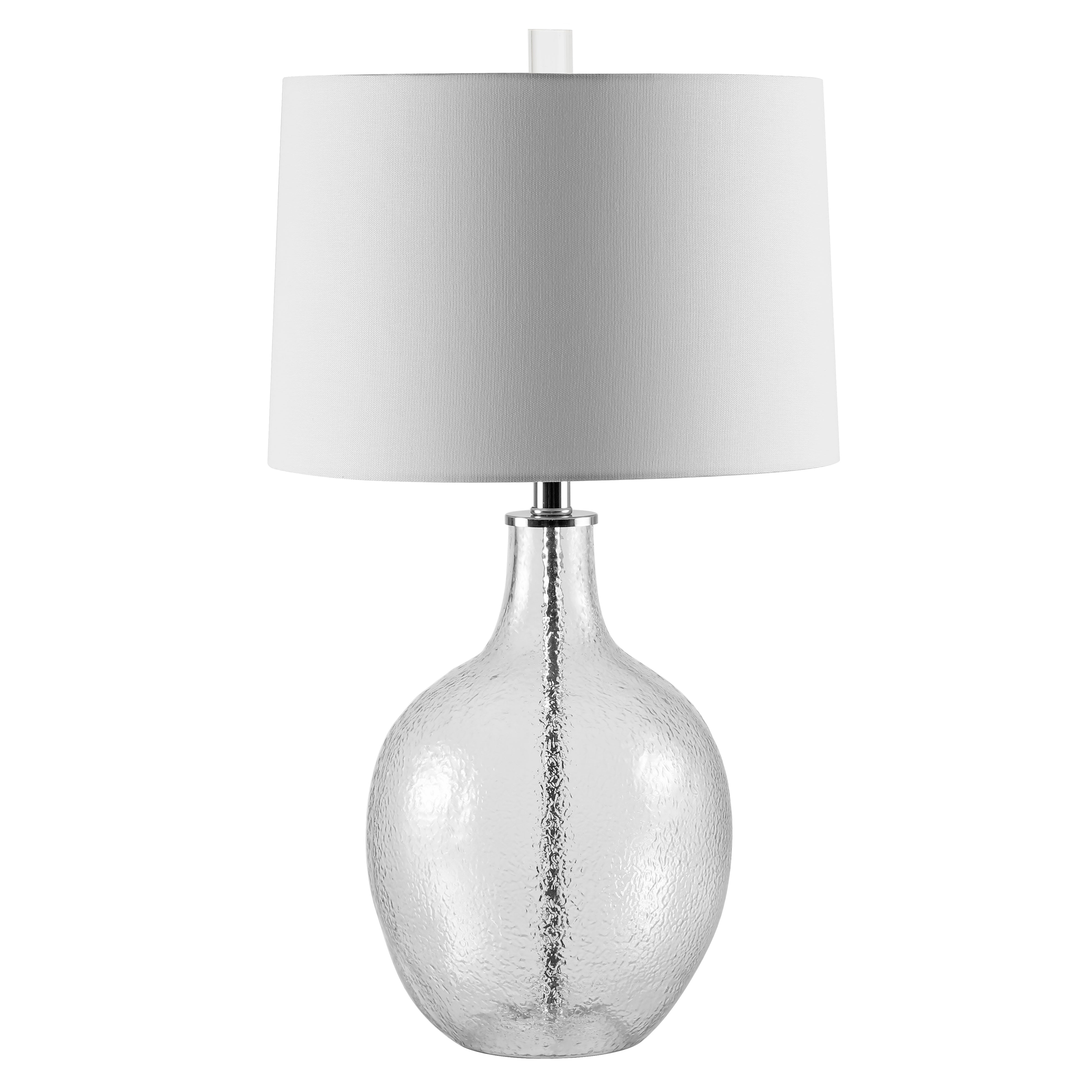 Safavieh Nadine 26 in. Modern Glass Table Lamp, Clear