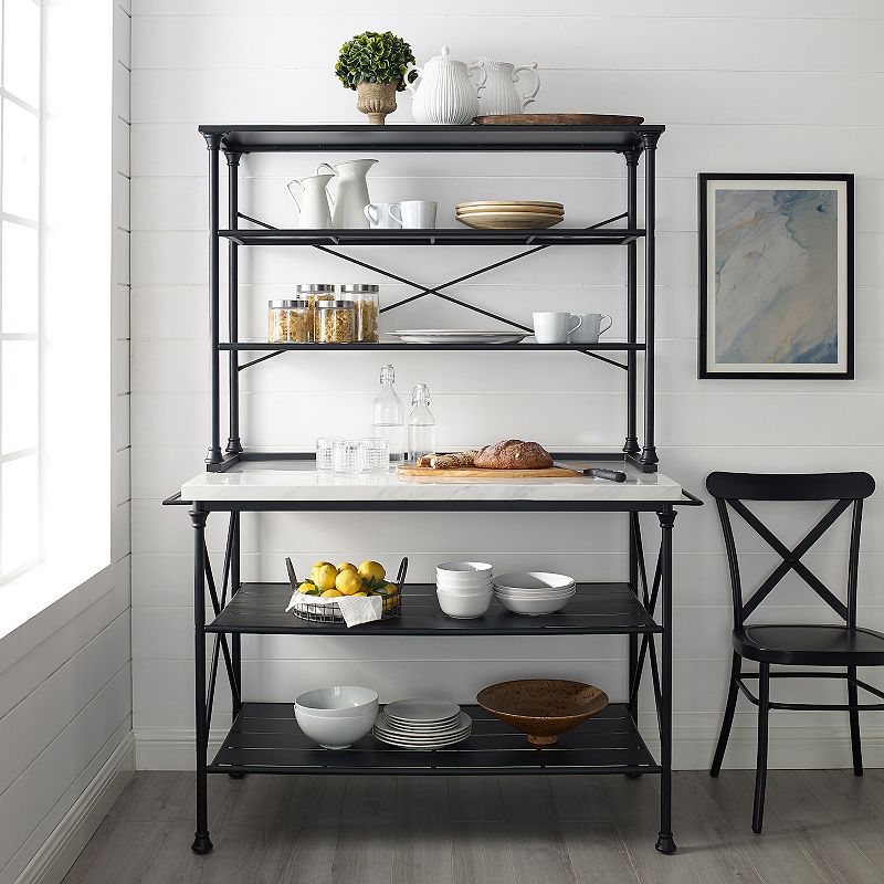 Crosley Madeleine Kitchen Island and Hutch