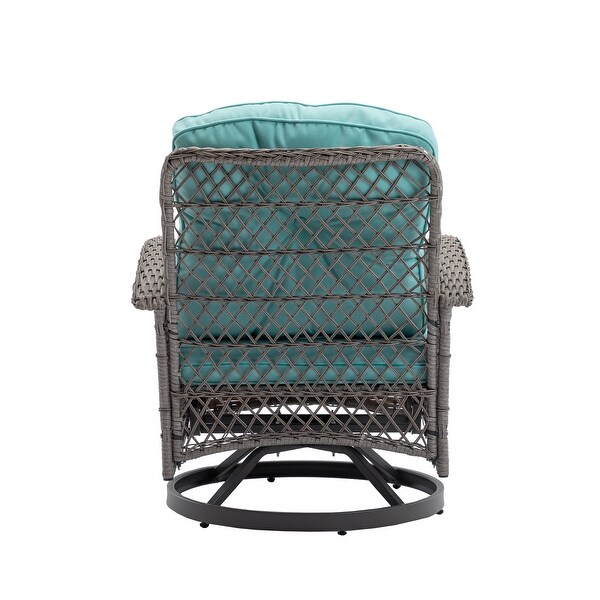 3pcs Outdoor Furniture Modern Wicker set - Overstock - 37385445