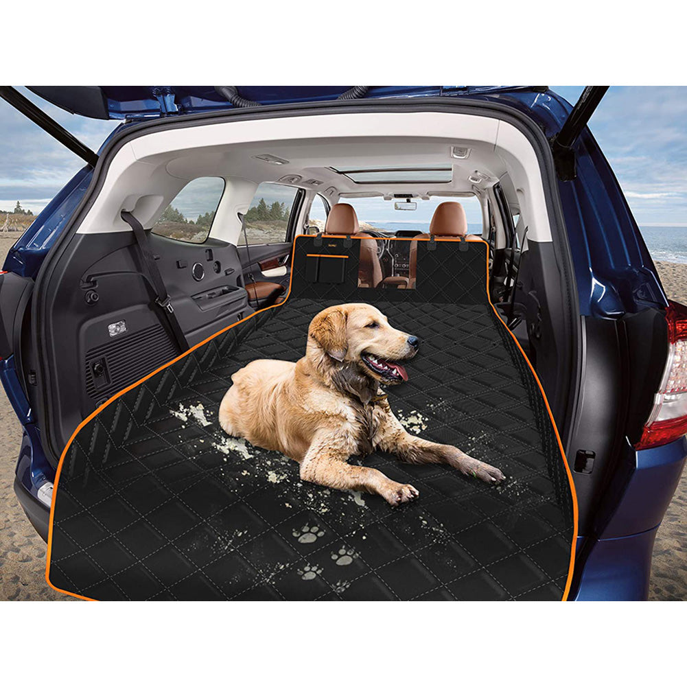 Suv Cargo Liner For Dogs Waterproof Pet Cargo Cover With Mesh Window Non Slip Durable Dog Seat Cover Protector With Bumper Flap For Universal And Large Size Suvs…