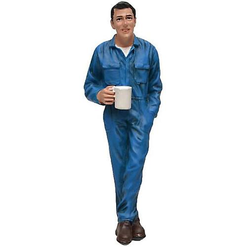 Mechanic Figure 1:18 Scale Diorama (Larry on Break)