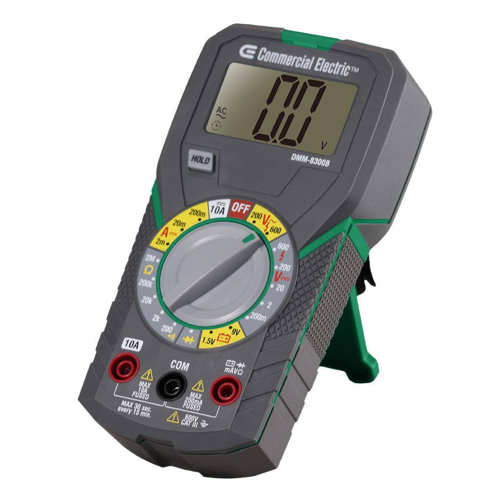 Commercial Electric Manual-Ranging Digital Multi-Meter DMM-8300B