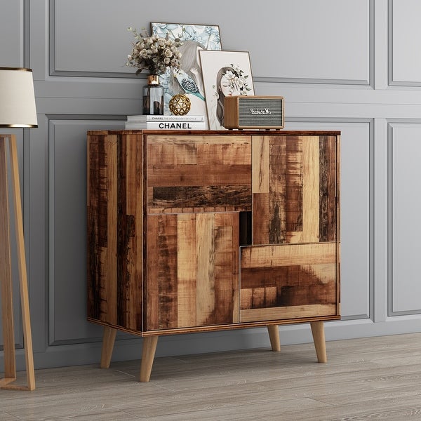 Sideboard， with four storage spaces