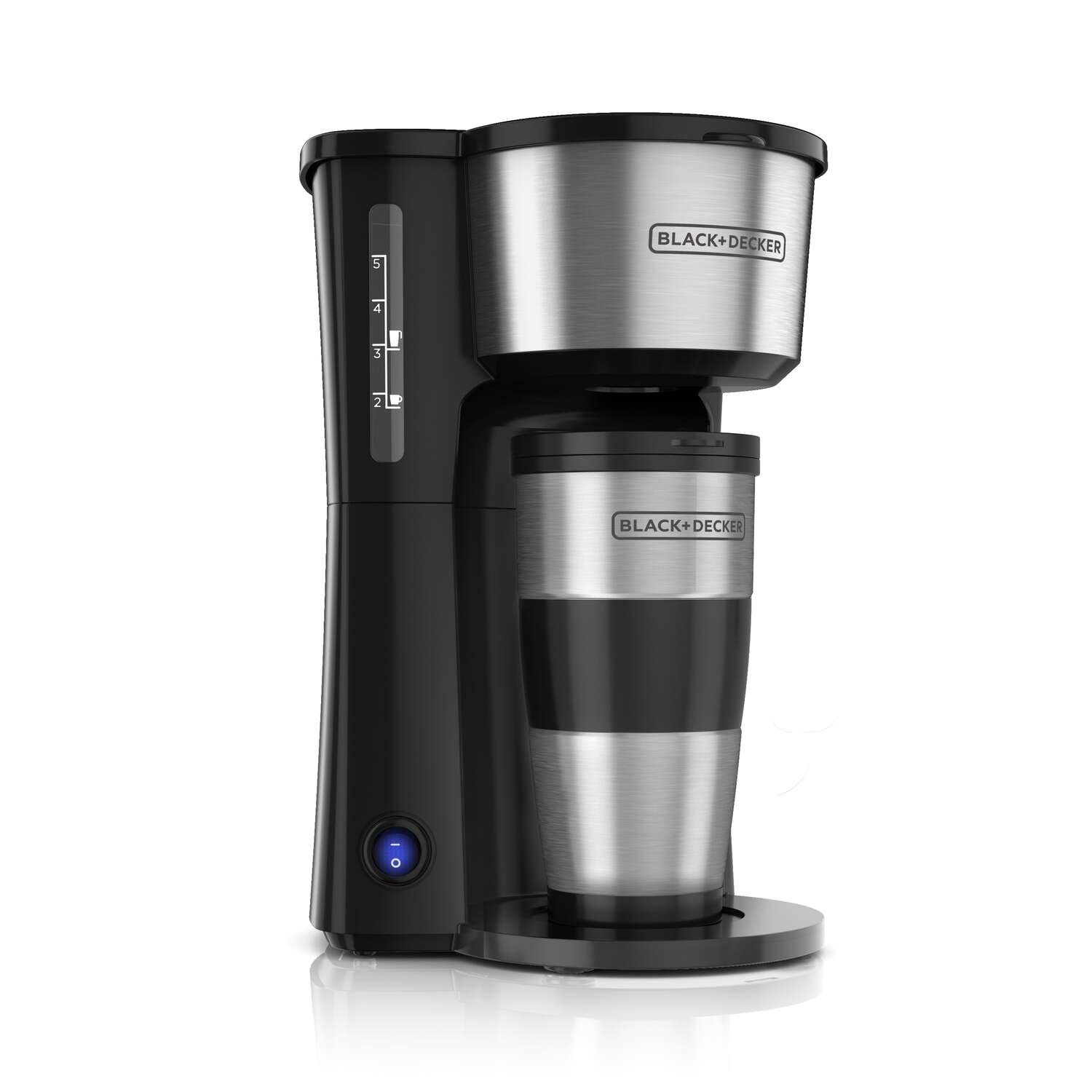 Black+Decker 5 cups Black/Silver Coffee Maker