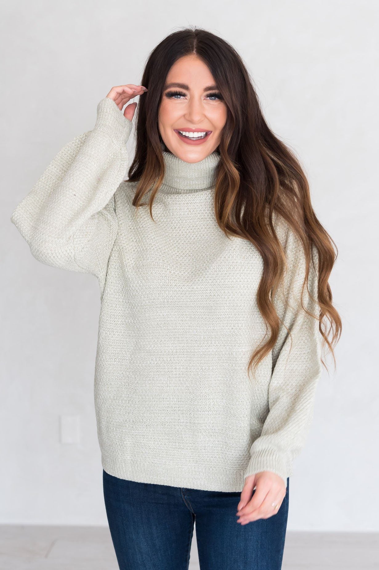 My Sweetheart Modest Turtleneck Sweater