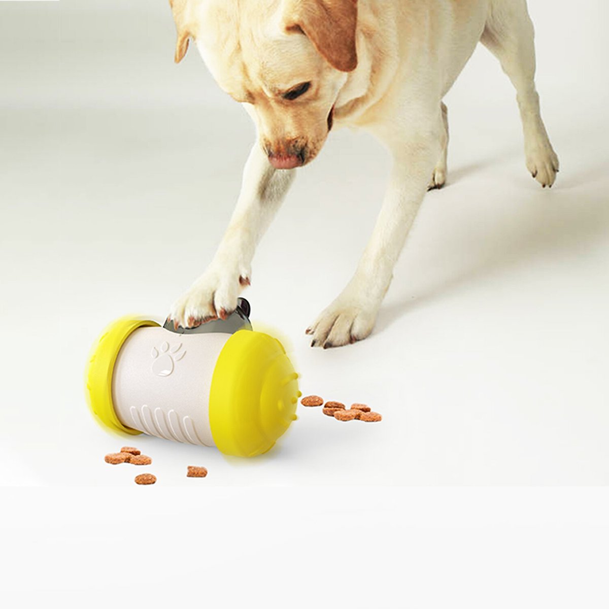 HANAMYA Interactive Balanced Rotating Dispensing Dog and Cat Toy