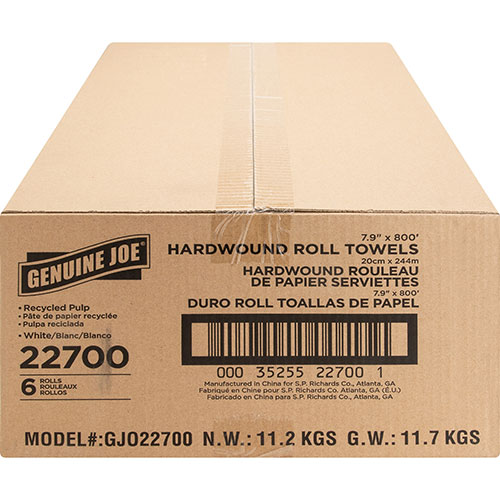 Genuine Joe 22700 Hardwound Roll Towels | 7 7