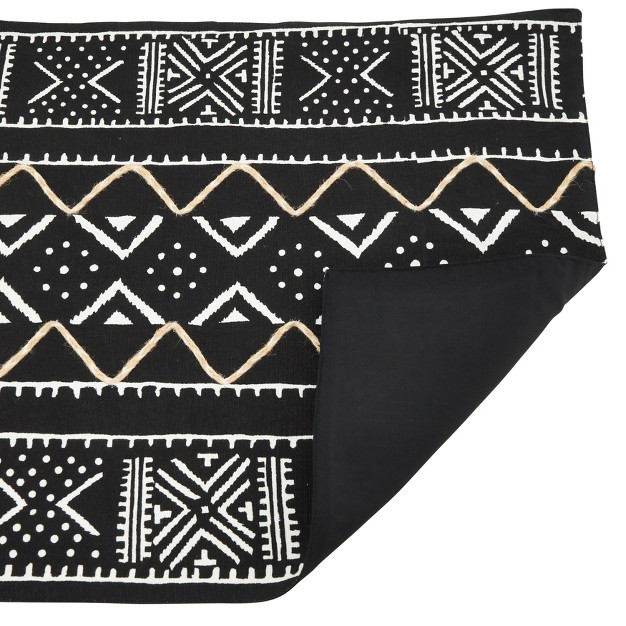 Saro Lifestyle Mud Cloth Design Placemats