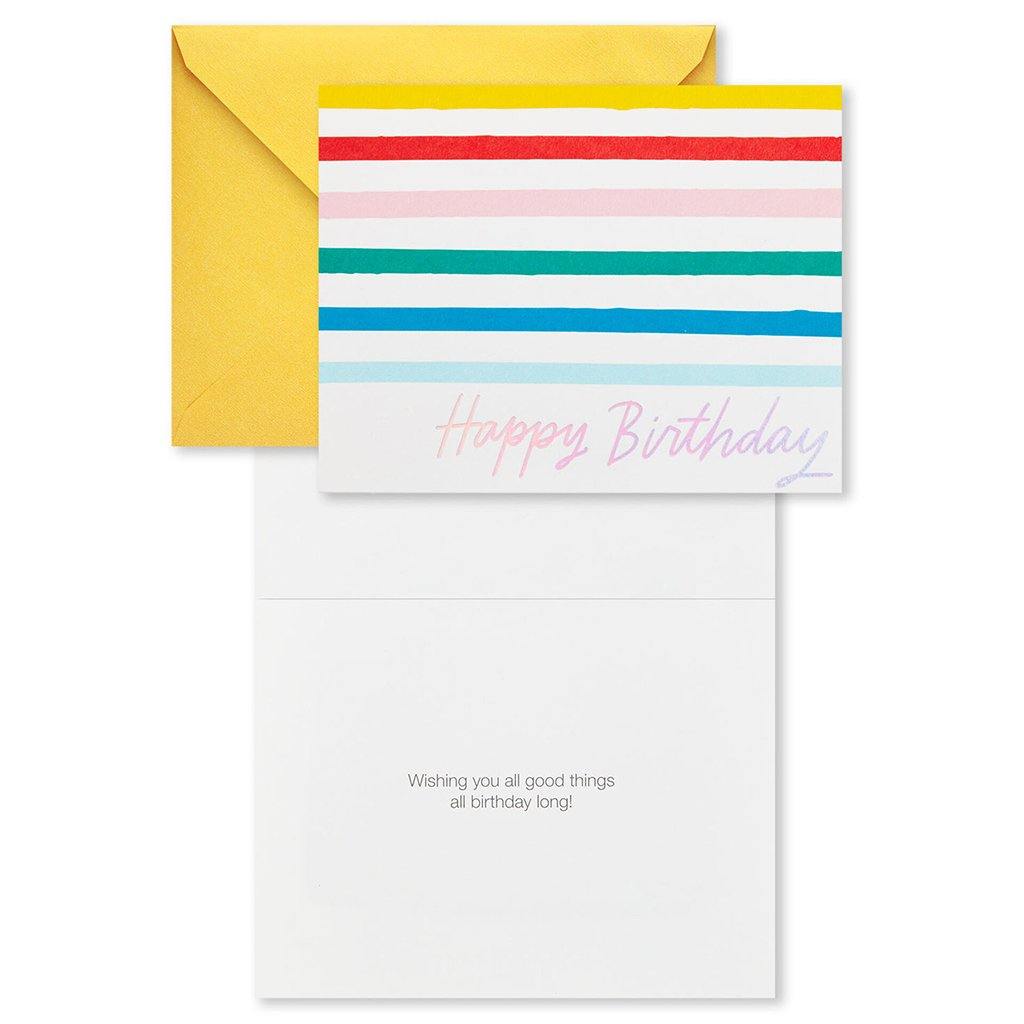 Hallmark  Colorful Assorted Birthday Cards With Pouch and Pen, Pack of 10