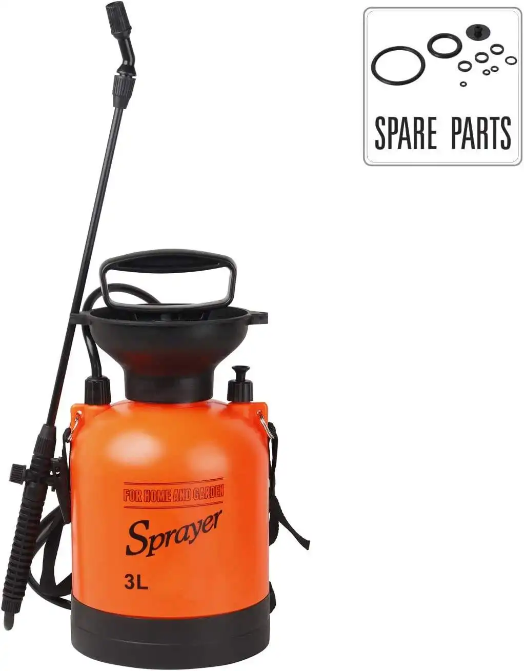 Factory Stock Agricultural Accessories Portable Power Sprayer 0.8 Gallon Lawn Yard Garden Tools Pump Pressure Sprayer 3 Liter