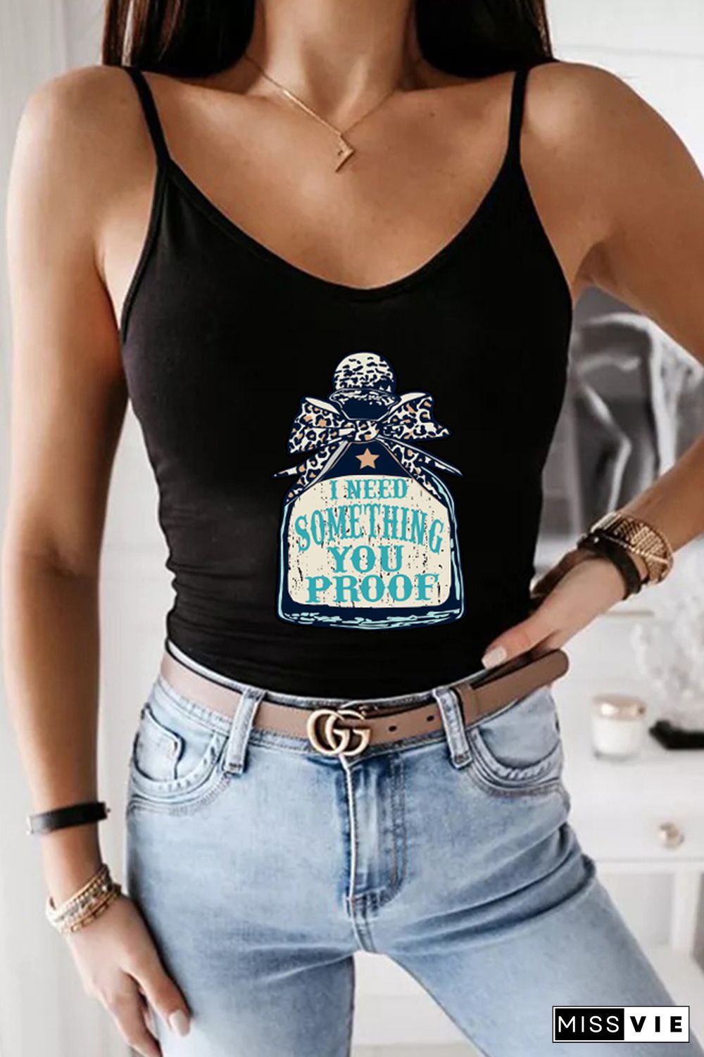 I need something you proof Print Slip Tank Top Wholesale