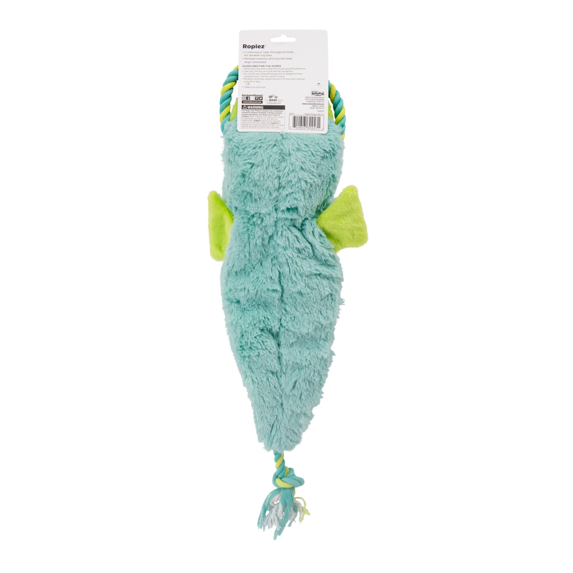 Outward Hound Ropiez Dragon Dog Toy， XX-Large