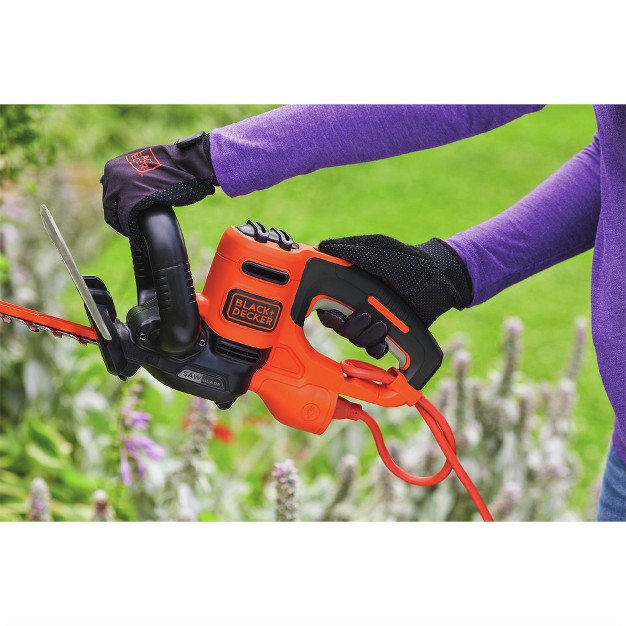 Black amp Decker Behts300 Sawblade 120v 3 8 Amp Brushed 20 In Corded Hedge Trimmer