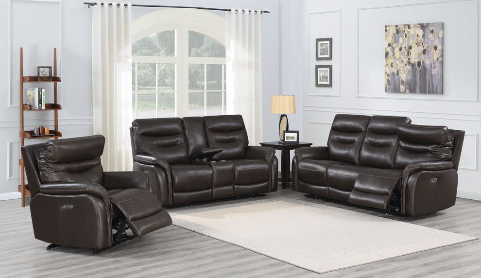 Fortuna Power Recliner Sofa   Contemporary   Sofas   by Steve Silver  Houzz