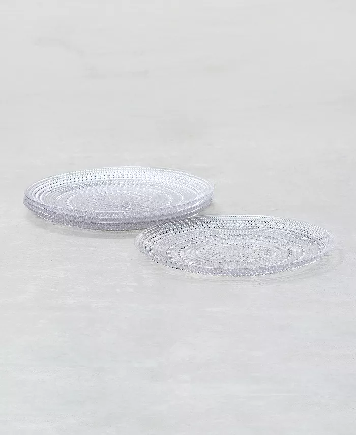 Fortessa Jupiter Clear Dinner Plate 10.5 Set of 4