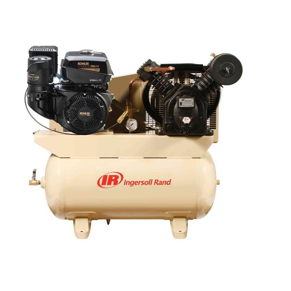 Ingersoll Rand Type 30 Reciprocating 30 Gal. 14 HP Gas Truck Mount Air Compressor 2475F14G