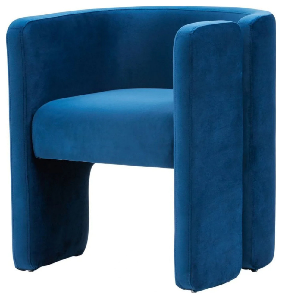 Marsha Modern Blue Accent Chair   Contemporary   Armchairs And Accent Chairs   by V.S.D Furniture  Houzz