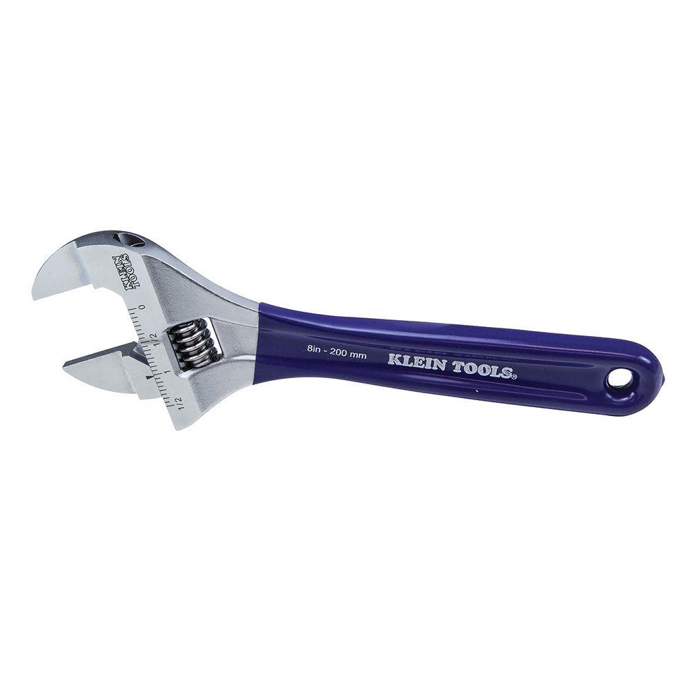 Klein Tools Slim-Jaw Adjustable Wrench 8