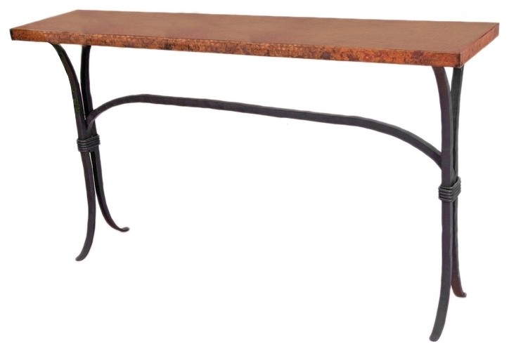 Salisbury Console Table With 60 quotx14 quotTop   Console Tables   by Timeless Wrought Iron  Houzz