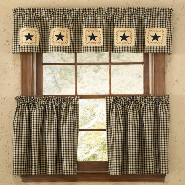 Park Designs Star Patch Lined Valance