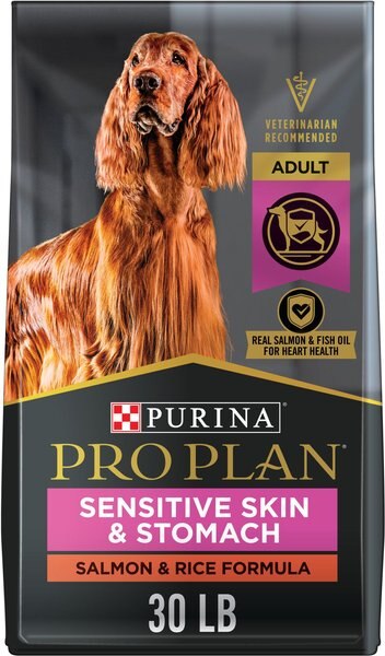 Purina Pro Plan Adult Sensitive Skin and Stomach Salmon and Rice Formula Dry Dog Food