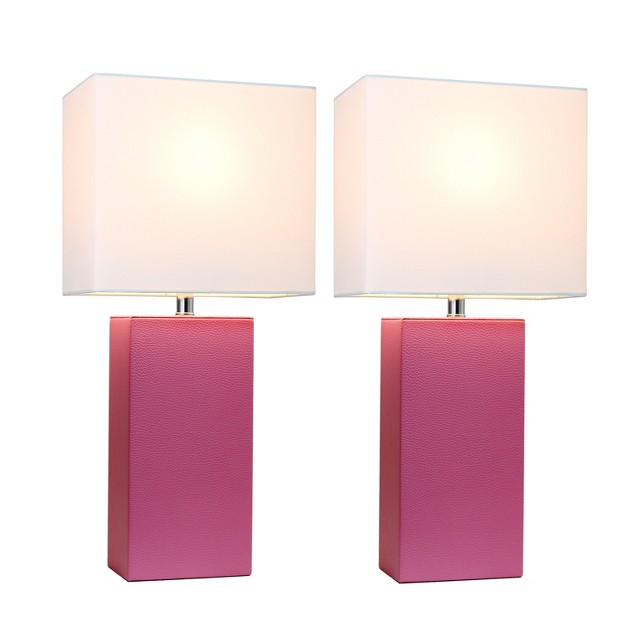 Monaco Avenue Modern Leather Table Lamp Elegant Designs