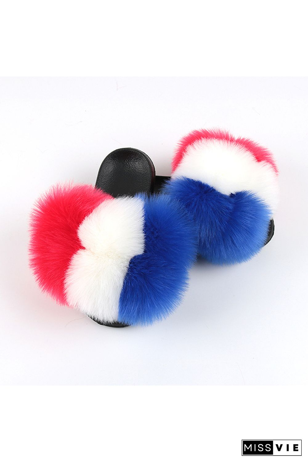 Colorful Fluffy Home Slippers Wholesale