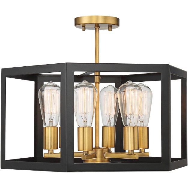 Wide Antique Bronze Gold 6 light For Bedroom Kitchen