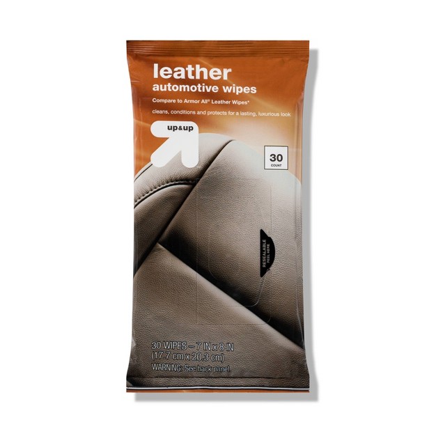 27ct Leather Automotive Wipes Pouch