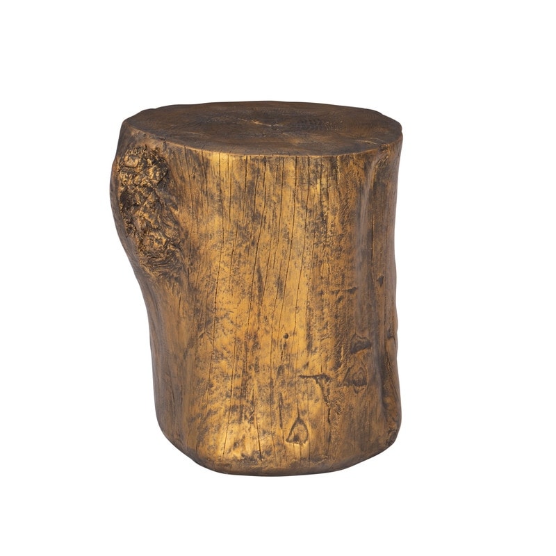 Linon Hunter Stump End Table Stool