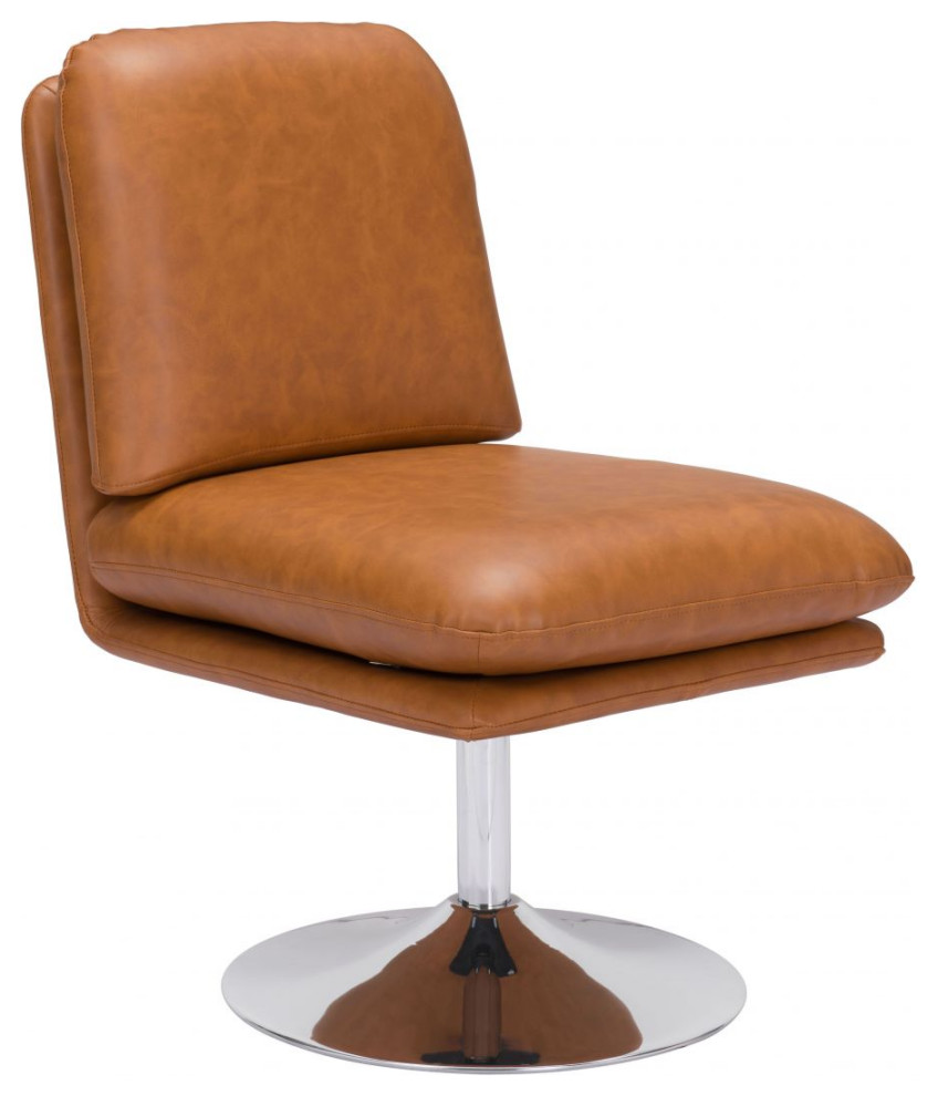 Rory Accent Chair Brown   Contemporary   Armchairs And Accent Chairs   by GwG Outlet  Houzz