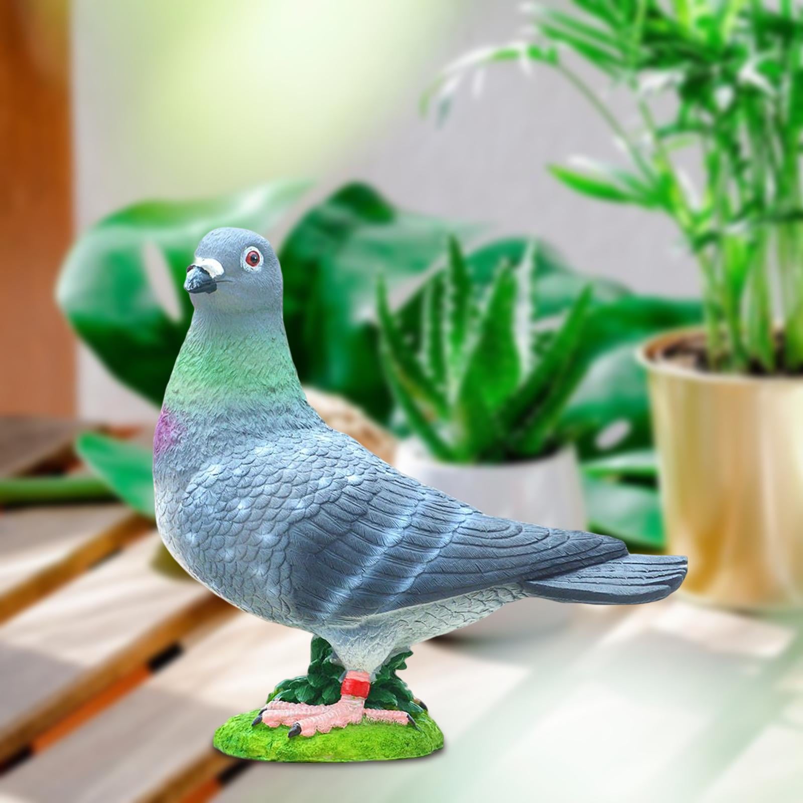 Resin Bird Garden Statues Simulation Animal Ornaments Bird Model Miniatures Bird Ornaments Outdoor Statue for Home Party Ornaments