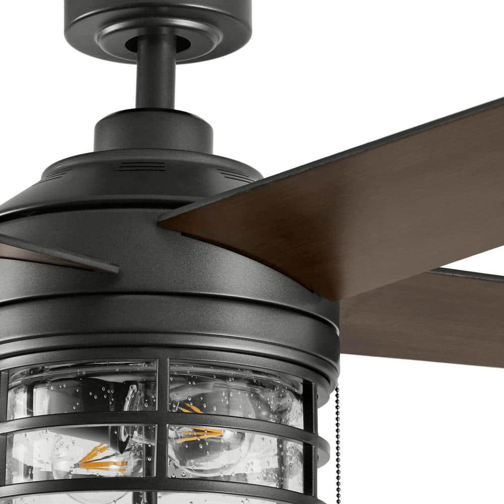 Home Decorators Collection Colbridge 52 in LED IndoorOutdoor Natural Iron Ceiling Fan with Light