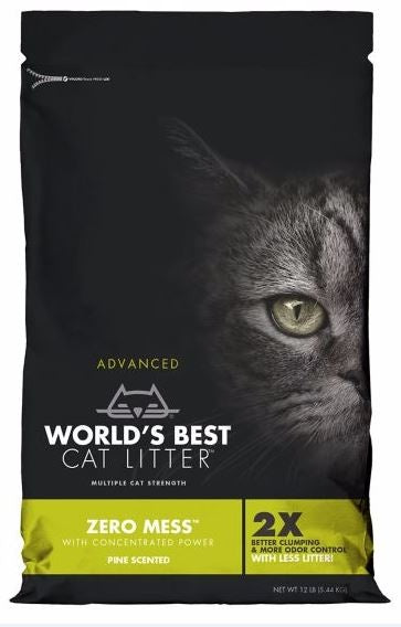 Worlds Best Zero Mess Pine Scented Cat Litter