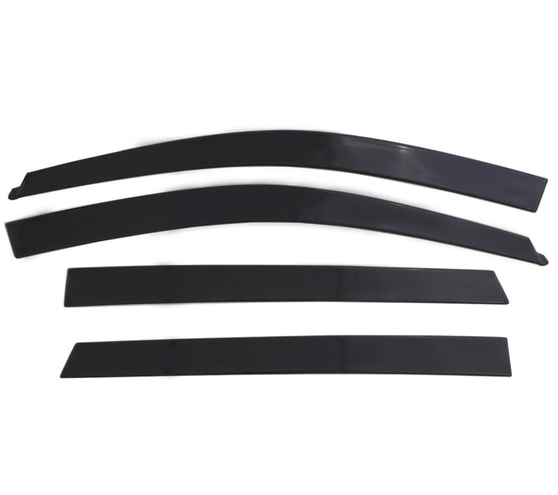 Auto Ventshade AVS 994064 Low Profile Dark Smoke Vent Visor Side Window Deflector， 4-Piece Set for 2019-2020 Ram 1500 Crew Cab