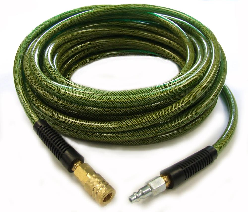 Rolair 3/8In x 100Ft Poly Air Compressor Hose with Fittings 38100POLY from Rolair