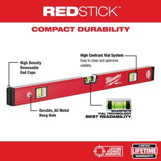 MW 24 in.48 in. REDSTICK Compact Box Level Set MLCMS48