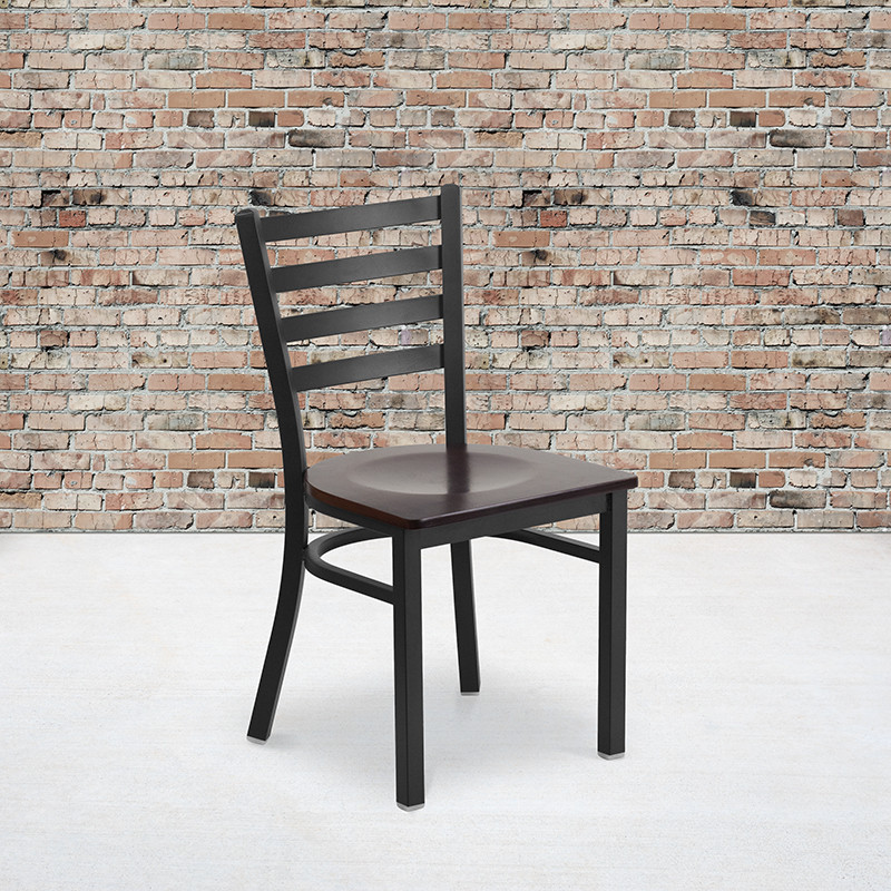 Black Ladder Chair Black Seat   Transitional   Dining Chairs   by Beyond Design  ampMore  Houzz