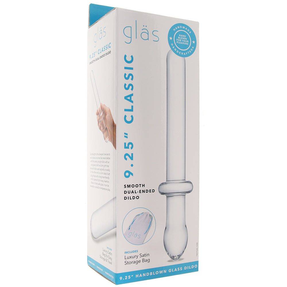 gläs Classic Smooth 9.25 Inch Dual Ended Dildo