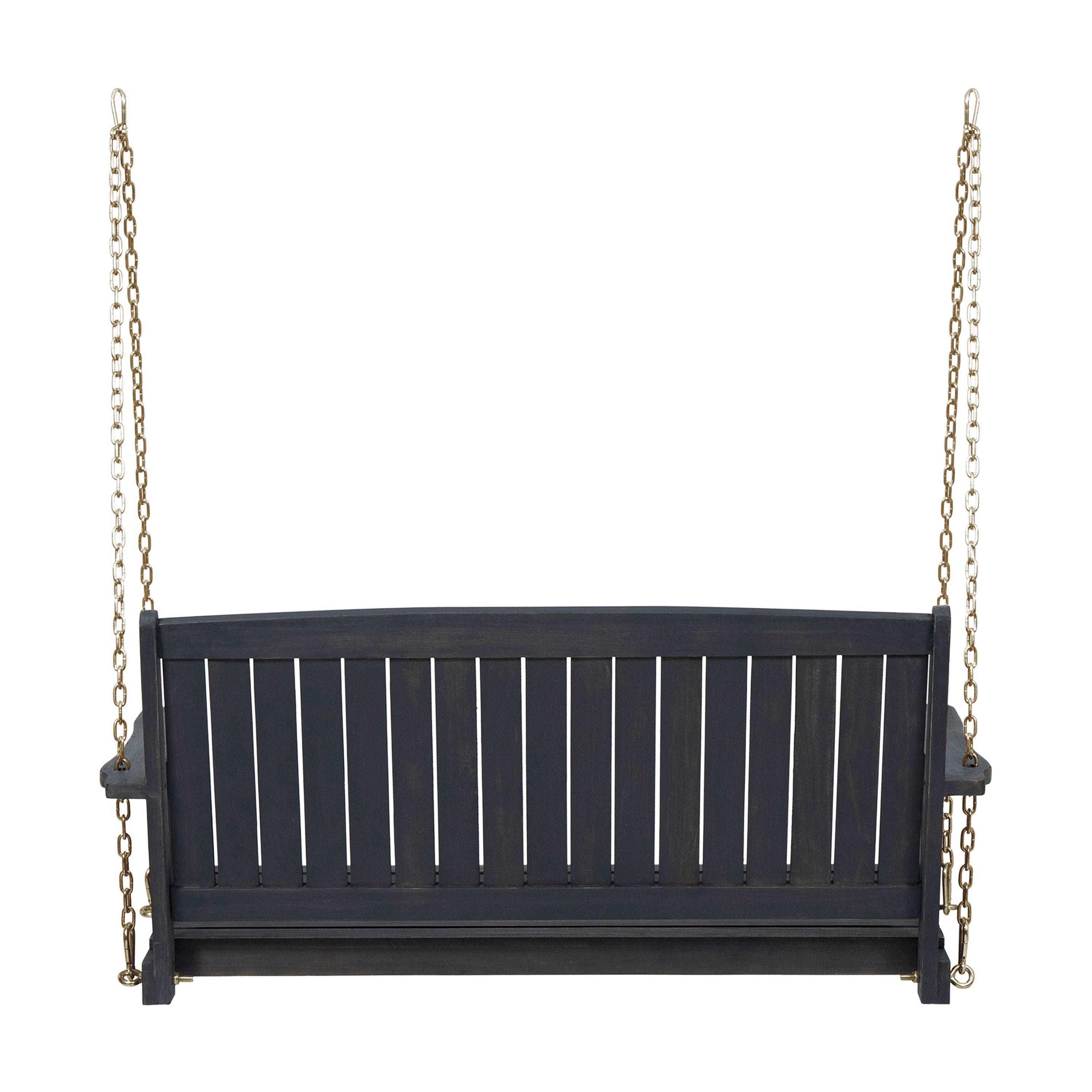 Lilith Outdoor Aacia Wood Porch Swing