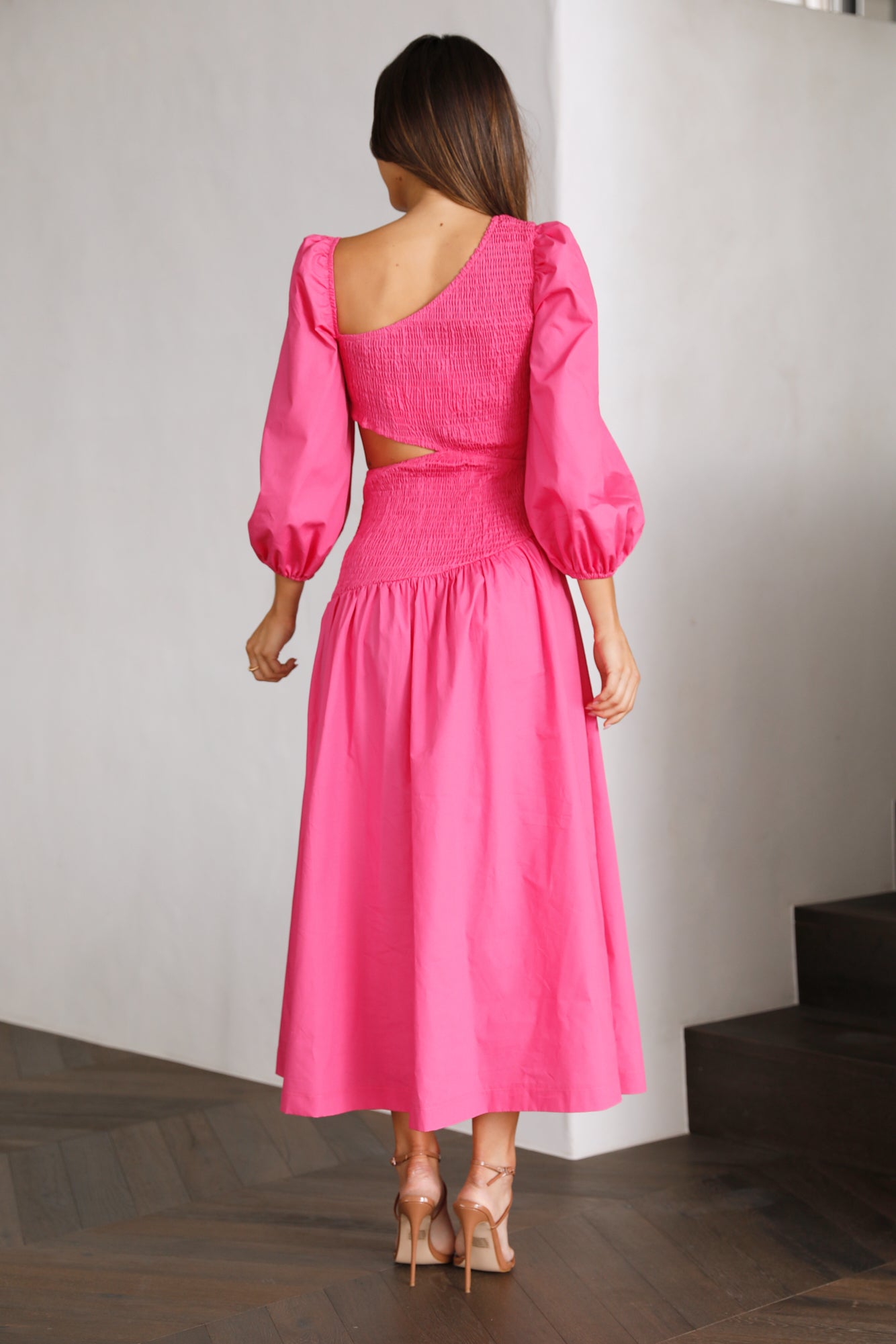 Taking Control Maxi Dress Hot Pink