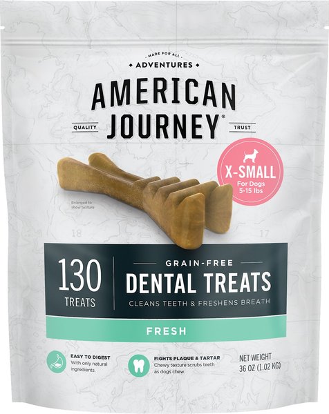 American Journey Extra-Small Grain-Free Fresh Dental Dog Treats