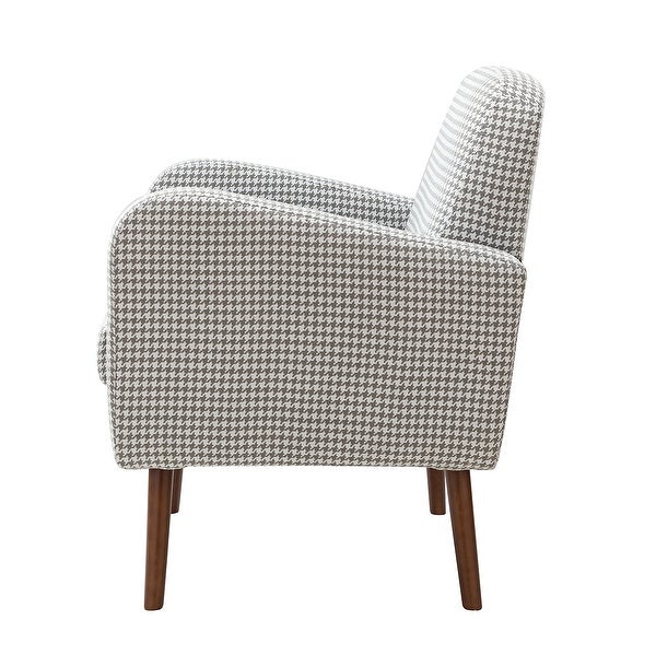 Aeetes Modern Upholstered Armchair with Solid Wood Legs Set of 2 by HULALA HOME