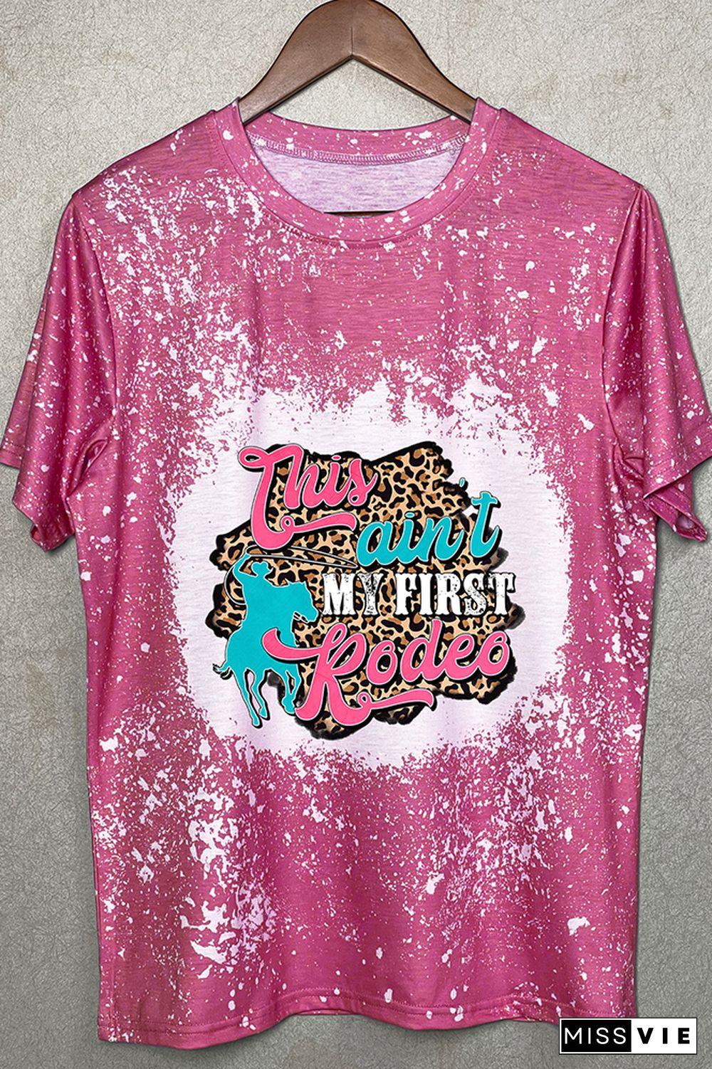 This Ain't My First Rodeo Leopard Graphic Tee Wholesale